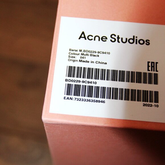 BNWT SS23 ACNE STUDIOS BARAI SNEAKERS 41 - Picture 6 of 6